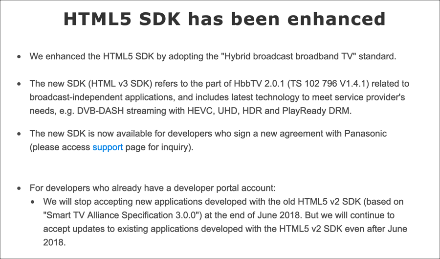 Requisitos de HTML5