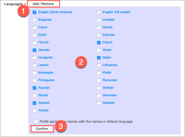 Idiomas