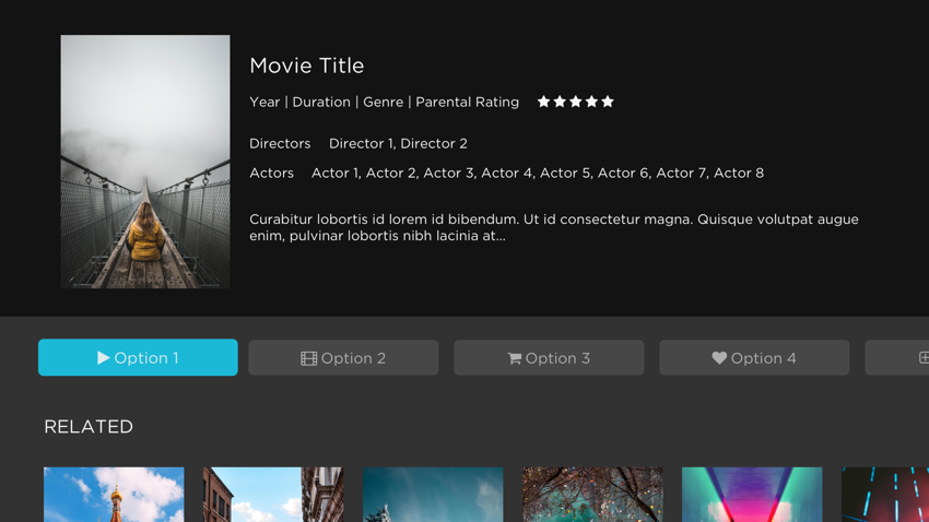 detalles de la película un Apple TV